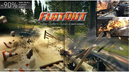 Супер-скидка  в Steam 1$ за FlatOut 2